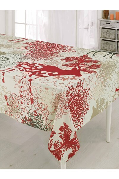Fabeteks Geyikli Christmas Tablecloth