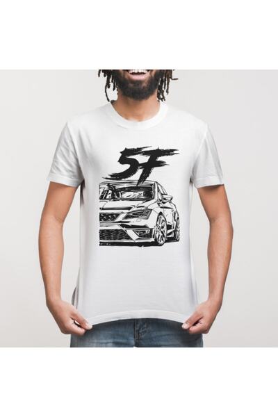 Crazy Ανδρικό T-shirt Seat Leon 5f Fr Dirty Style