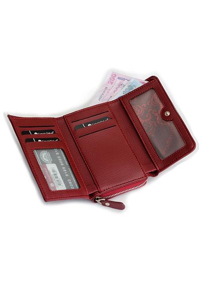 CENGİZ PAKEL Women's Claret Red Wallet 65218