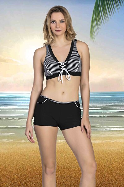 BADELİNA Şortlu Toparlayıcı Bikini Takımı