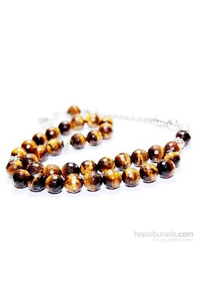 RD EKOAVM Yörem 6 Mm Facet Cut Turtle Eye Stone Rosary