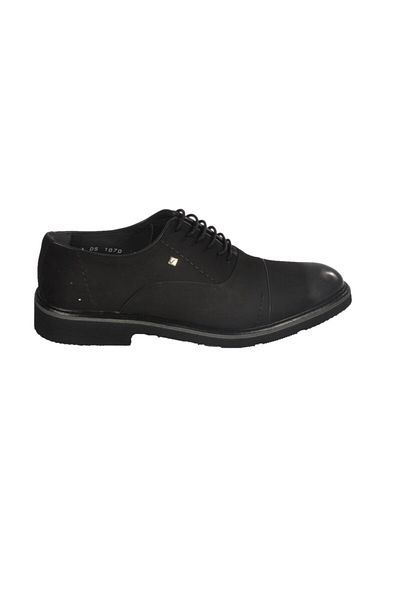 Fosco 1070 Nubuck Black Men's Genuine Leather Classic Shoes