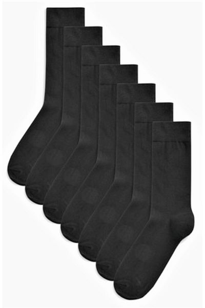 MEM SOCKS Κλασικές ανδρικές κάλτσες χωρίς ραφή 7 συσκευασιών