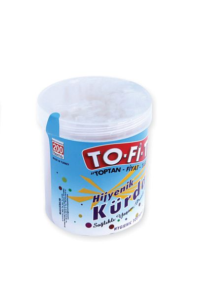 TO-Fİ-TA toptanfiyattarifesi 200 Pcs Hygienic Gelatin Toothpicks