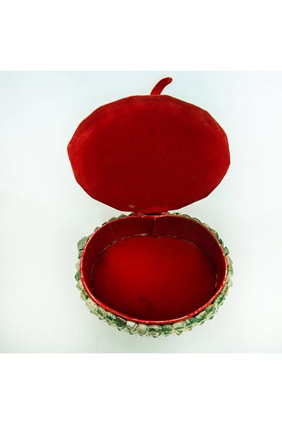 evinizdeki okyanus esintisi turkuaz hediyelik Small Oval Box