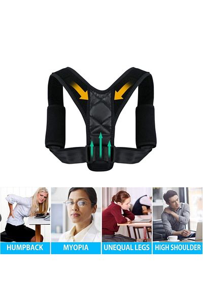 ZEYZEN Back Shoulder Corset Apparatus for Standing Upright Corset for Standing Upright Against Kyphosis Scoliosis