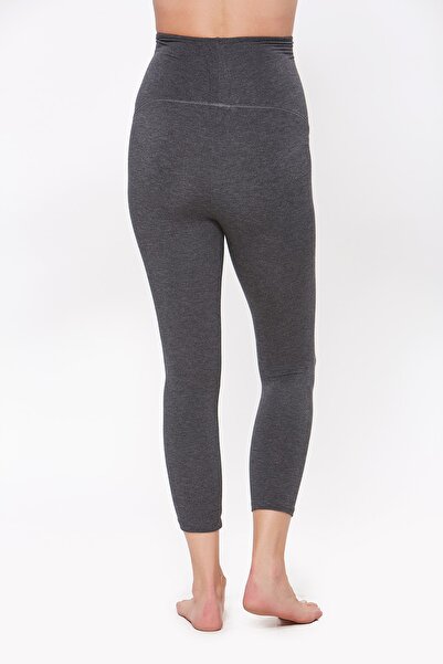 Motherway Maternity 57cm Above Ankle Length Dark Gray Tights