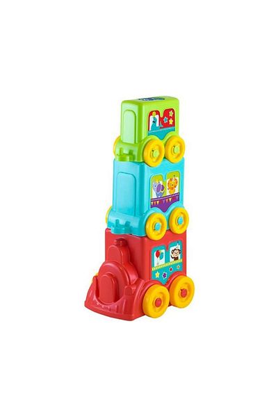 DEDE 3 Pieces Fun Activity Train Block