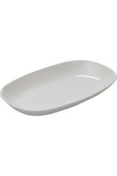 Evren 24cm Thermo Melamine Unbreakable Boat Salad Plate