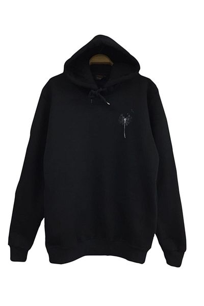 fame-stoned Blowing Flower Printed Sweatshirt