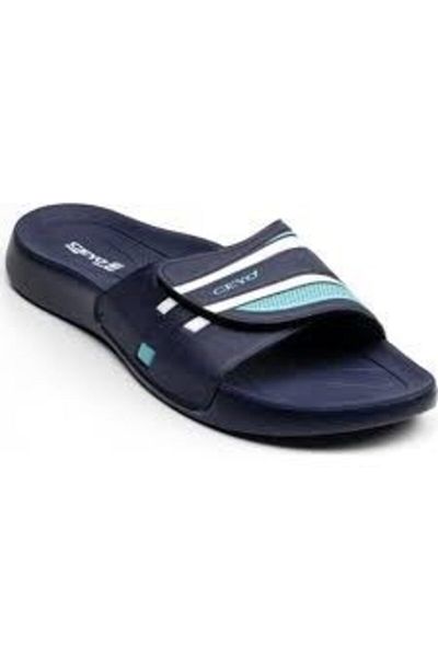 Ceyo Ανδρικές ανατομικές casual παντόφλες Navy Blue Velcro 9100-19