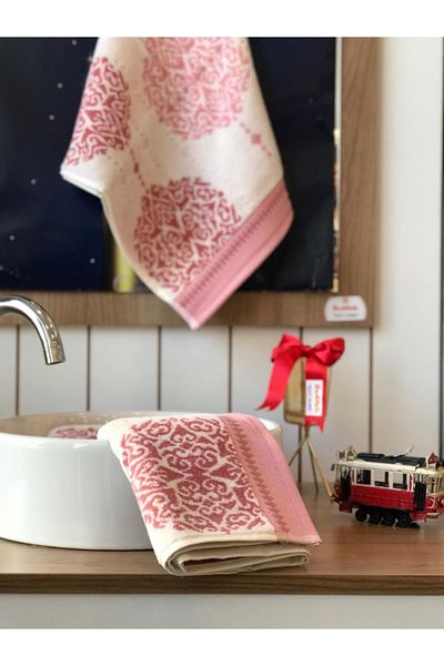 Özdilek Greta 2-pack Πετσέτα χεριών-προσώπου 50x90-σκόνη