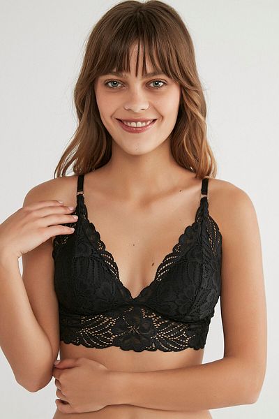 Penti Μαύρο Bralet σόλας
