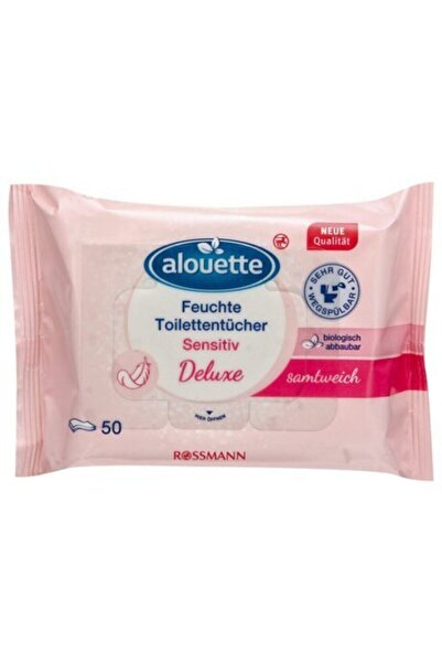 alouette Alkolsüz Islak Tuvalet Kağıdı Aloe Veralı 50'li