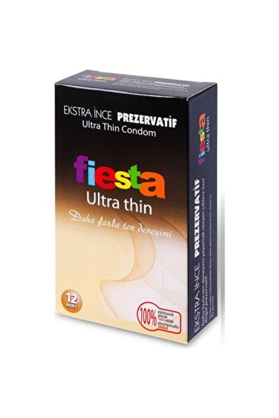 Fiesta SBox Ekstra Ince Prezervatif Yakın Temas 12 Li Condom
