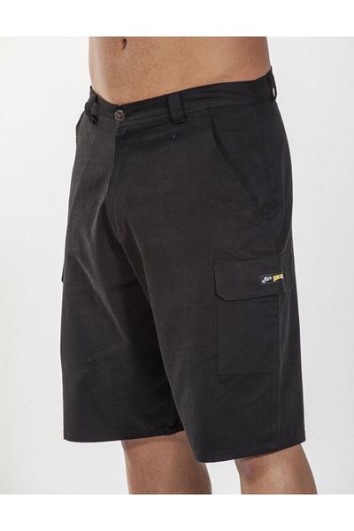Big Sam Black Woven Shorts 1443