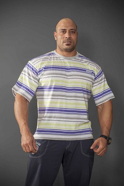 Big Sam Colorful Striped T-Shirt 2595