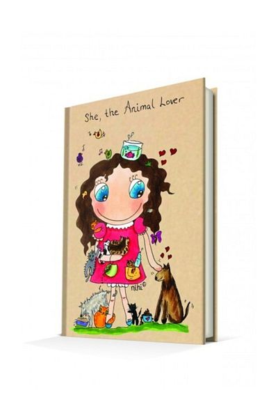 DEFFTER She, The Animal Lover - Nihi Lined Notebook