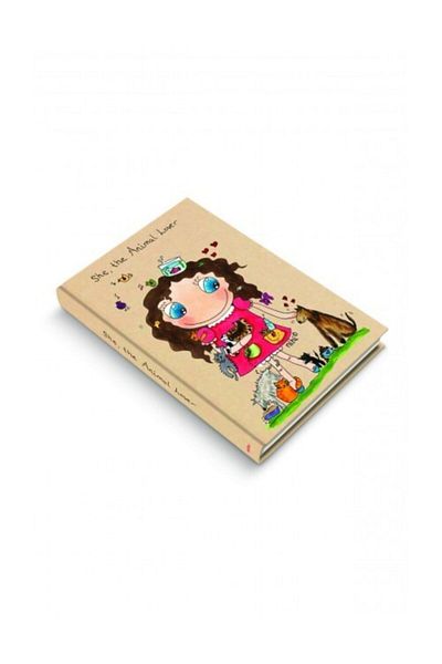 DEFFTER She, The Animal Lover - Nihi Lined Notebook