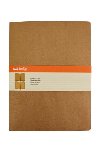 Umix Mynote كرافت دفتر ملاحظات مزدوج 19x26 سم 40 ورقة 70 جرام N:myn116-ç-d