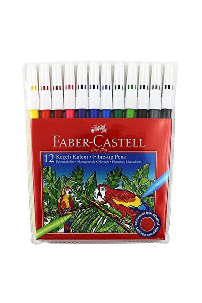Faber Castell قلم لباد 12 لونًا