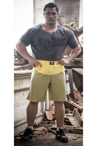 Big Sam Anthracite Short Cut Training T-Shirt 3005