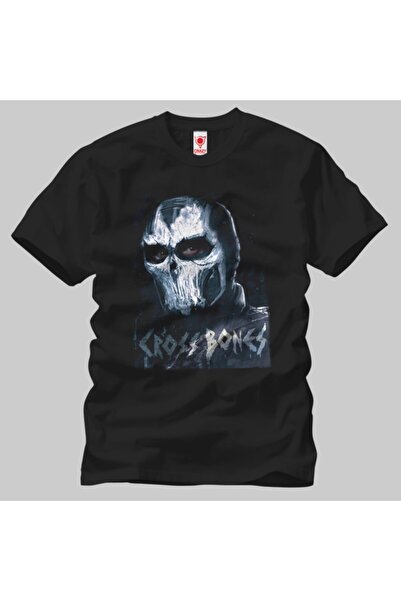 Crazy Чоловічий футболка - Дизайн Civil War Crossbones