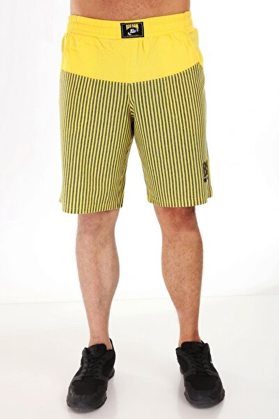 Big Sam Yellow Relaxed Cut Shorts 1301