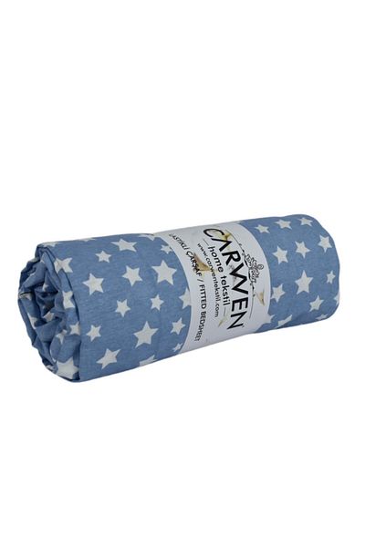 CARWEN TEKSTİL طقم ملاءة جاهزة من نسيج القطن رانفورس مقاس 100x200