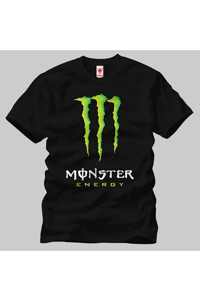 Crazy Ανδρικό T-shirt με λογότυπο Monster Energy Drink