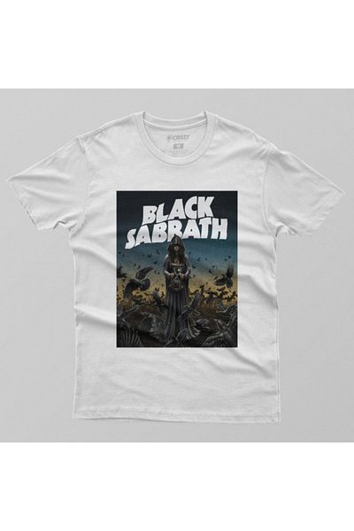 Crazy Tricou pentru bărbați Black Sabbath The End Crow