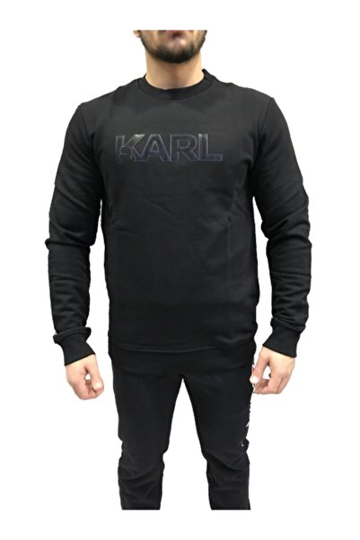 Karl Lagerfeld Ikonik Karl Yazı Sweatshirt