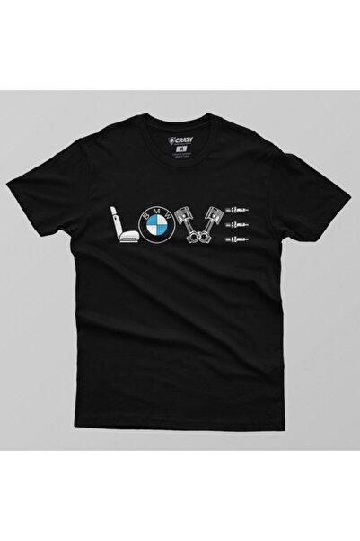 Crazy Ανδρικό T-Shirt Love Bmw