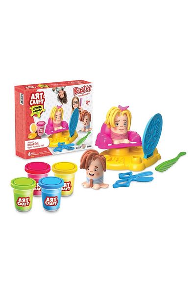 DEDE Set of Hairdresser's Play Dough + Fabulous Sand House 750 Gr