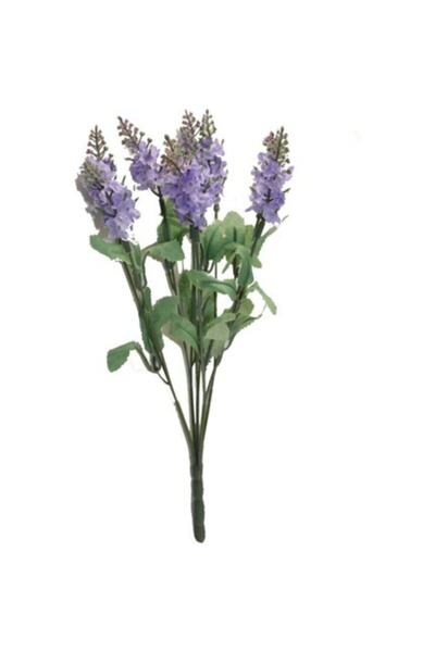Evsay Yapay Çiçek Lavanta 10 Kafalı Lila