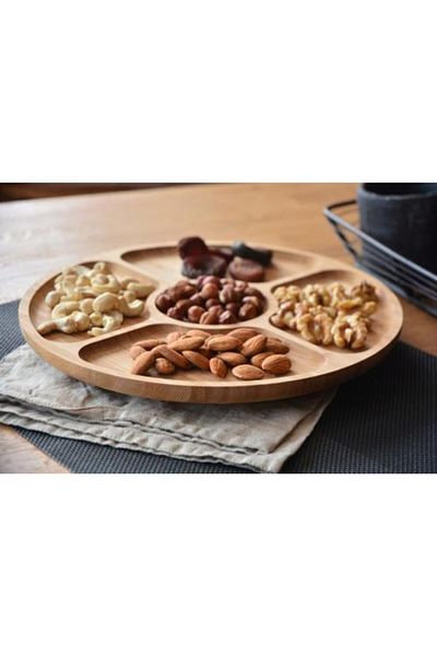 Bambum Victoria Serving Plate with Rotating Compartments Small