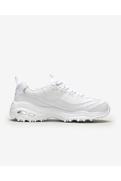 SKECHERS D'LITES - FRESH START Women's White Sneakers-11931 WSL