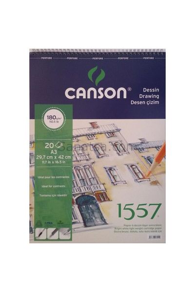 Canson Painting and Drawing Block A4 120 gr 40 Sheets Top Spiral Fcns12040a4us