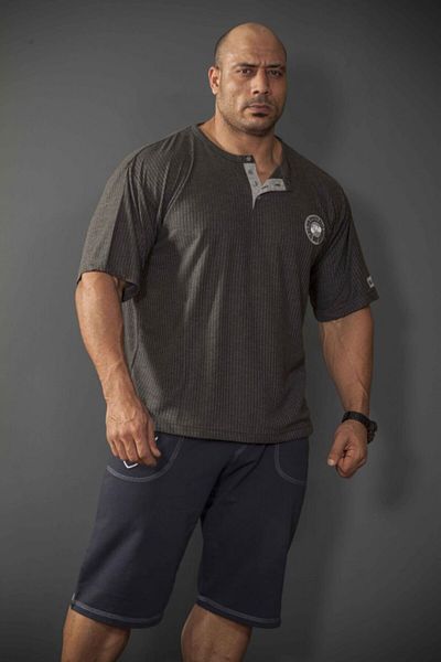 Big Sam Cotton Anthracite T-Shirt 2823