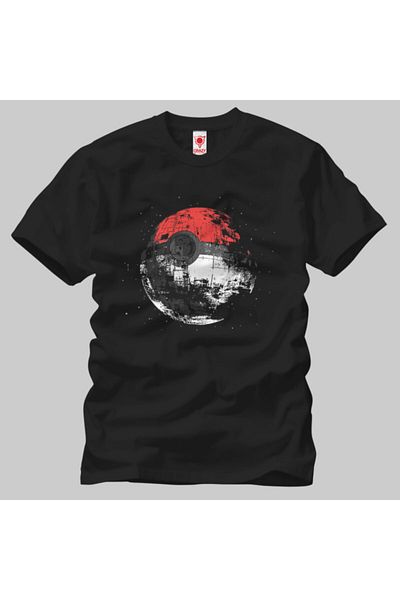 Crazy Ανδρικό μπλουζάκι Star Wars: Death Star Pokemon