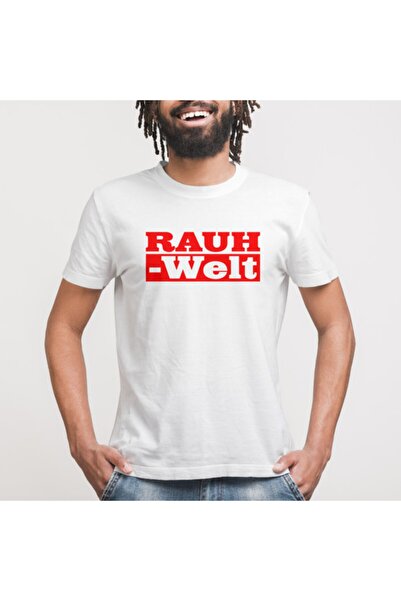 Crazy Rauh Welt Red Logo Чоловічий футболка