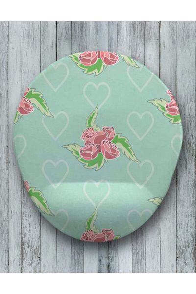 Onartem Rose Oval Wrist Support Mousepad