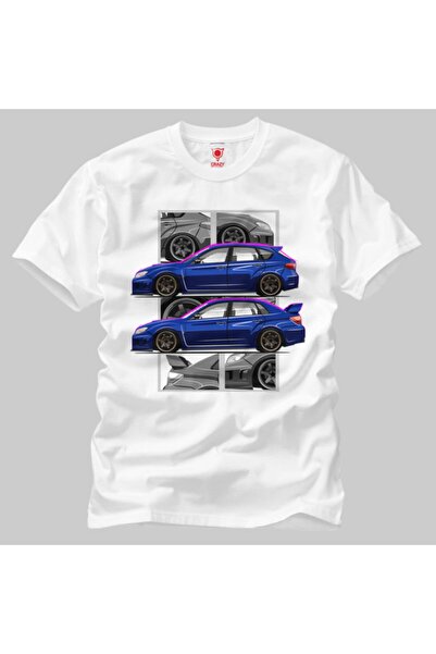 Crazy Чоловічий футболка - Subie Collage Дизайн