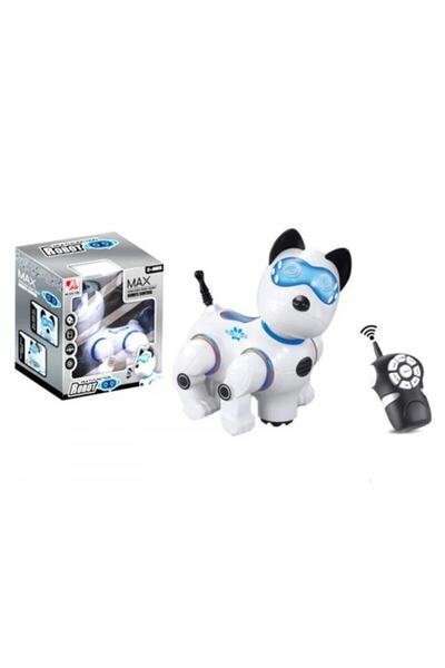 Anka Toyrosso Eğitici Kumandalı Köpekçik Sesli Ve Işıklı Robot Köpek Akıllı Max