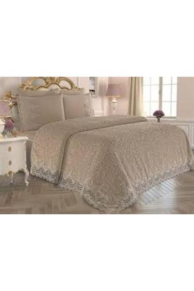 Armes Home Elite Blanket Set Double Cream+beige