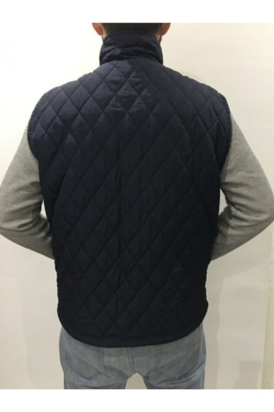 ADALILAR İŞ ELBİSELERİ Καπιτονέ Fleece Anorak Puffer Vest (Μπλε ναυτικό)