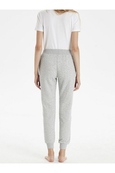 LC Waikiki Pantaloni de pijama pentru femei, gri Melange