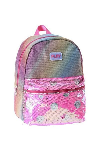 KESKİN COLOR Play School Bag - Backpack Glitter Rainbow162989