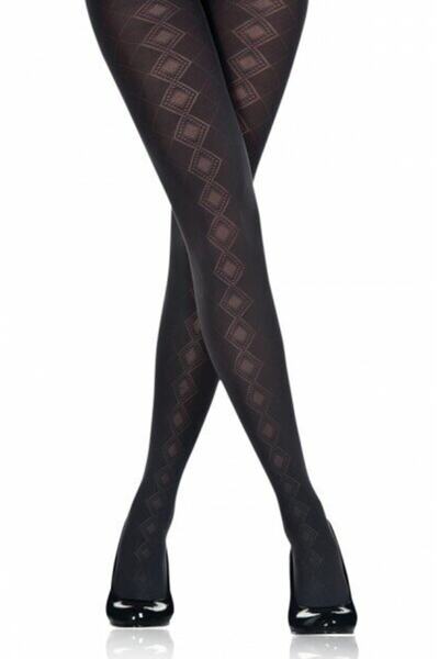 Penti Senna Desenli Kilotlu Çorap 100 Den (Muskat)