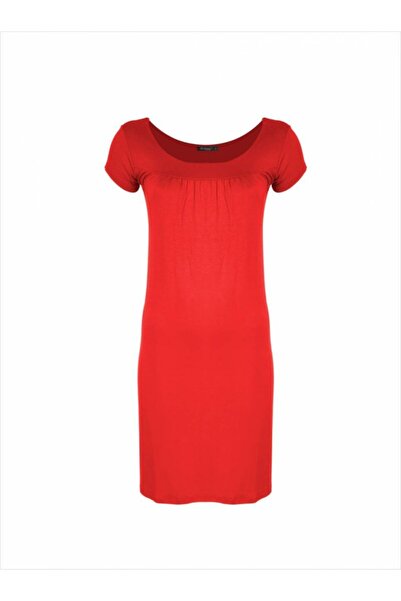 AYYILDIZ 59333 Red Combed Cotton Dress